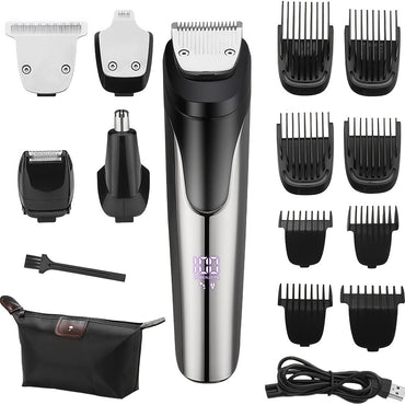 All-in-One Beard Trimmer & Grooming Kit for Men