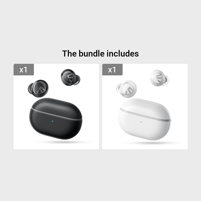 SOUNDPEATS Free2 Classic Wireless Earbuds with Wireless V5.1, Offering 30 Hours of Playtime And Immersive In-Ear Stereo Sound.