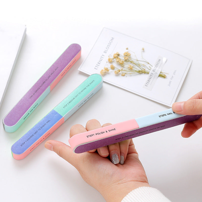 7 Sides Nail Cuticle Polish Strip Tool