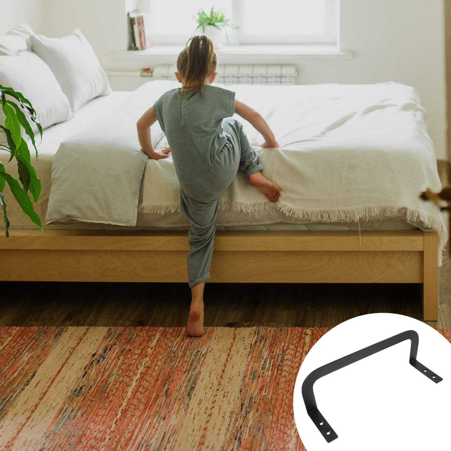 Adjustable Metal Mattress Slide Stopper Bed Stabilizer