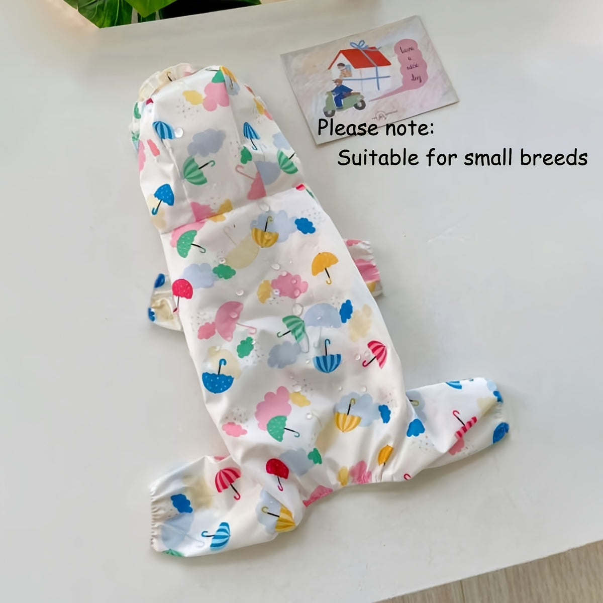 Waterproof Pet Raincoat For Small Dogs - Cute And Functional Outdoor Dog Apparel