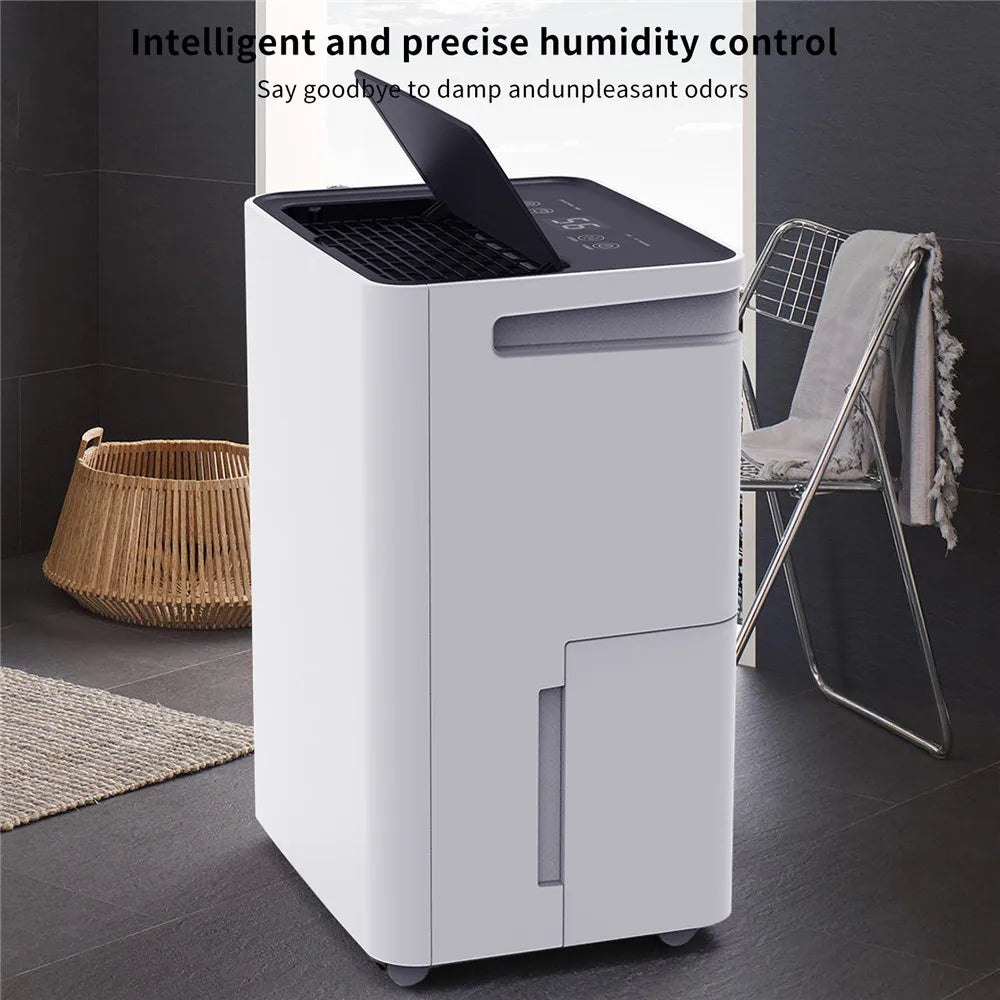 Smart Home Dehumidifier 3.2L Large Capacity Dehumidifier For Bedroom Office Kitchen Deodorization and DefrostingTiming Dehumidif