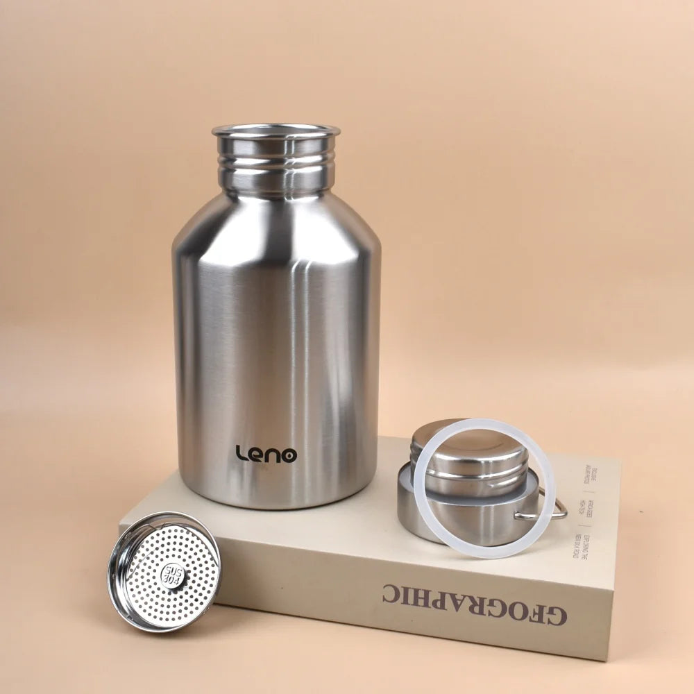 2L Stainless Steel Sport Water Bottle – Large Capacity Flask