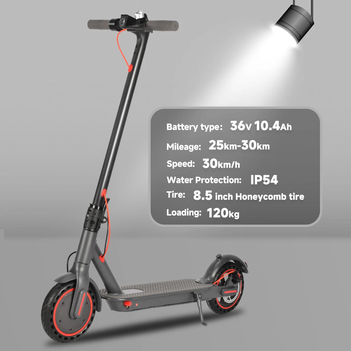 350W Adult Electric Scooter – 36V 30km Long Range