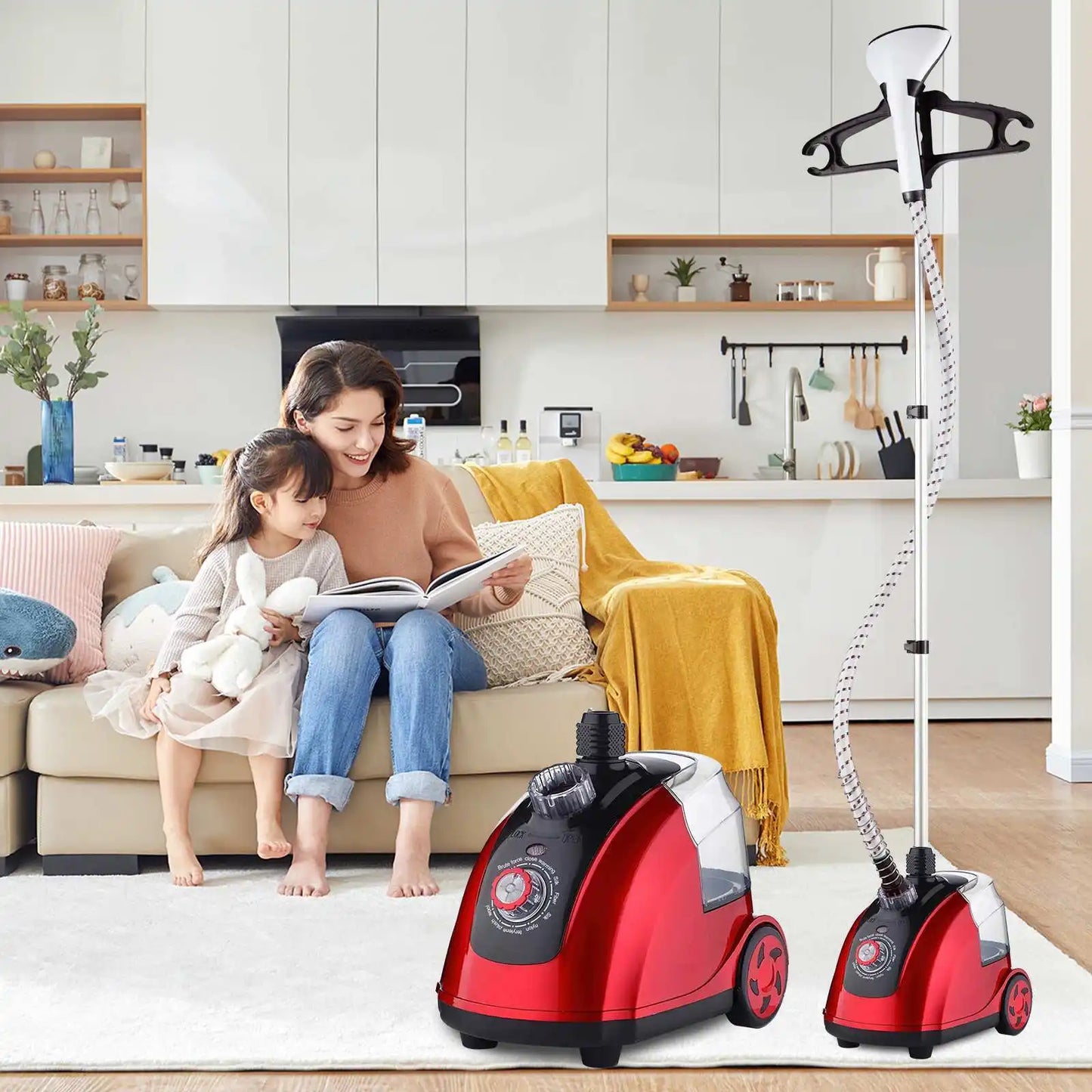 Vertical steam iron Household Steam Ironing Machine Household Intelligent Vertical High-Power Pressure-Increasing Flat Ironing