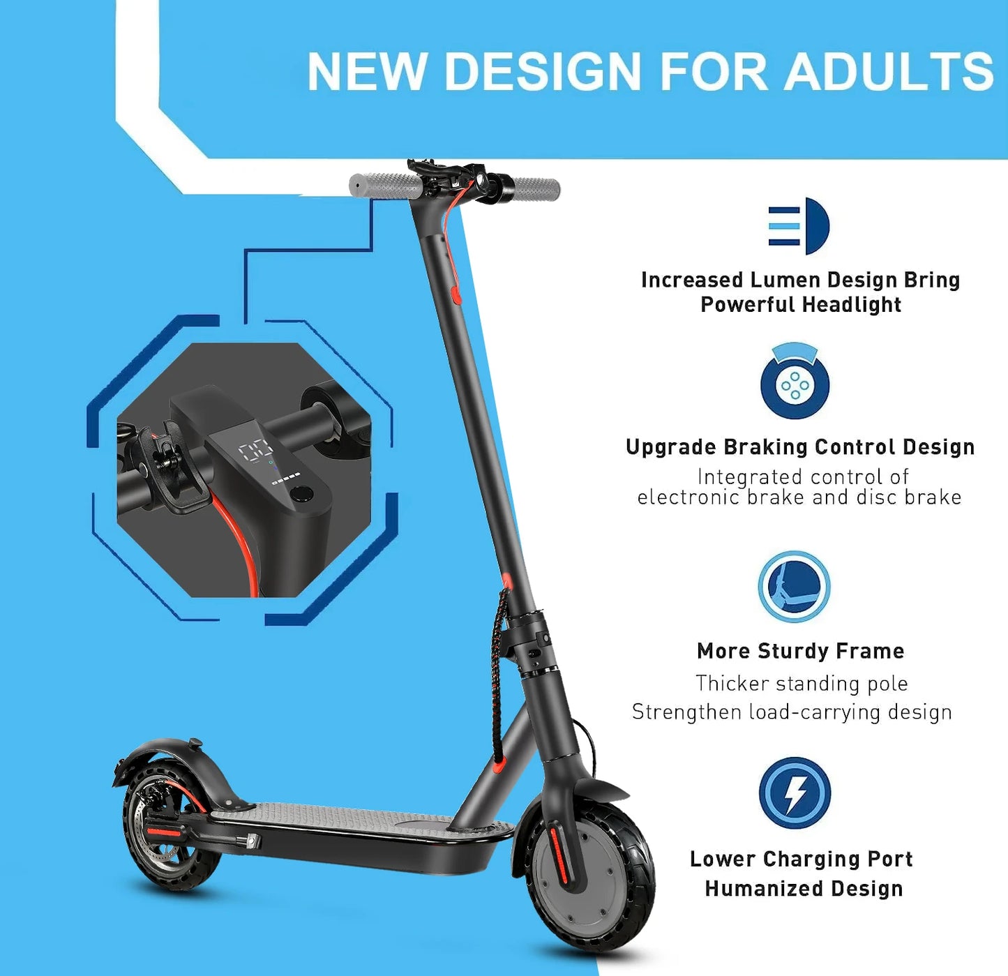 8.5" Foldable Electric Scooter