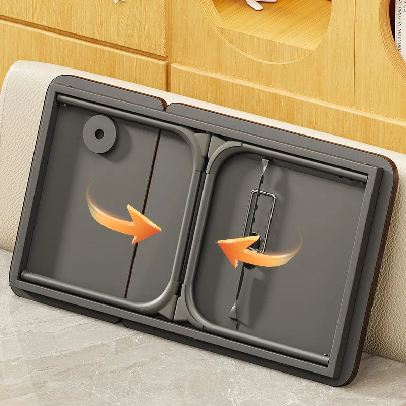 Adjustable Foldable Laptop Bed Desk with Cup Holder