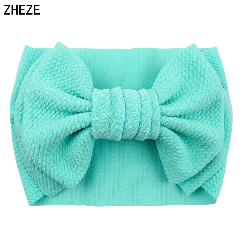 Cute 7" Double Layer Hair Bow Headband for Baby Girls