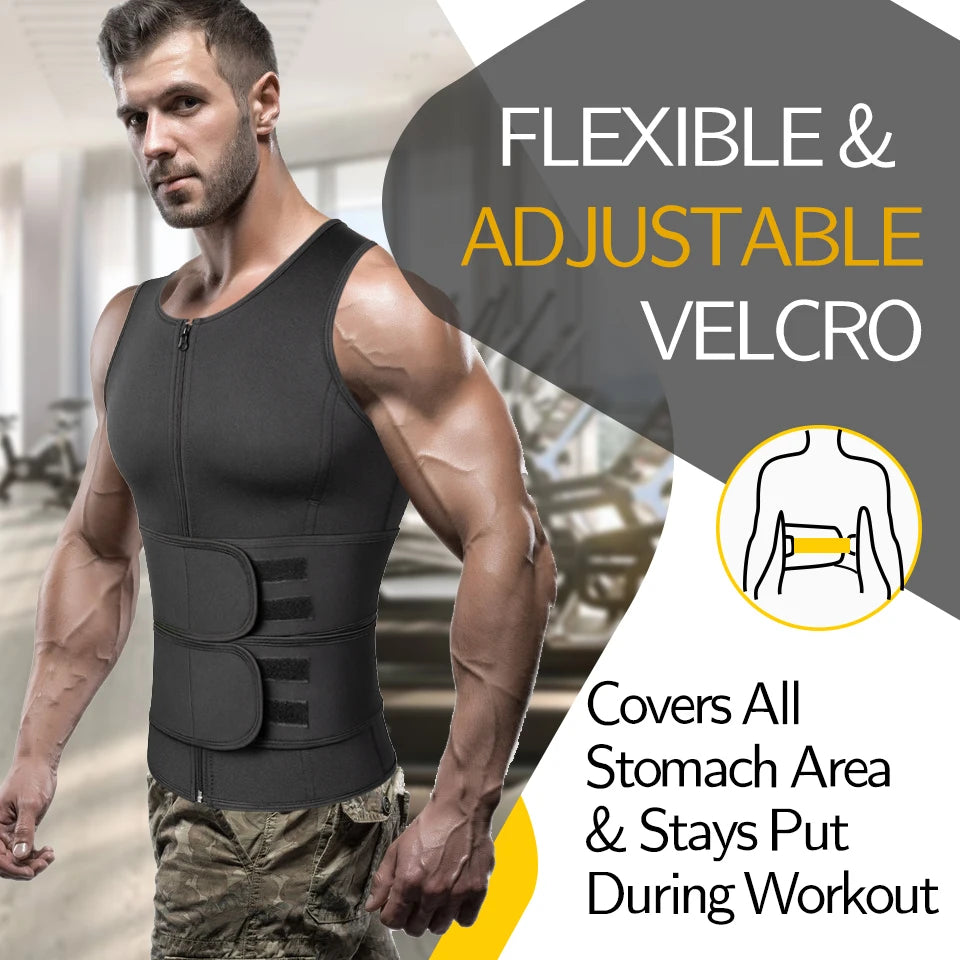 Men’s Waist Vest Slimming Shaper Tank
