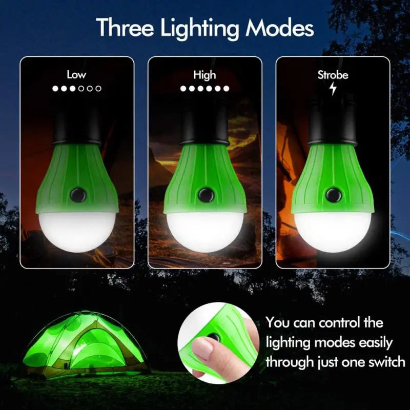 Camping Lantern LED Portable Waterproof Outdoor Light with 3 Modes