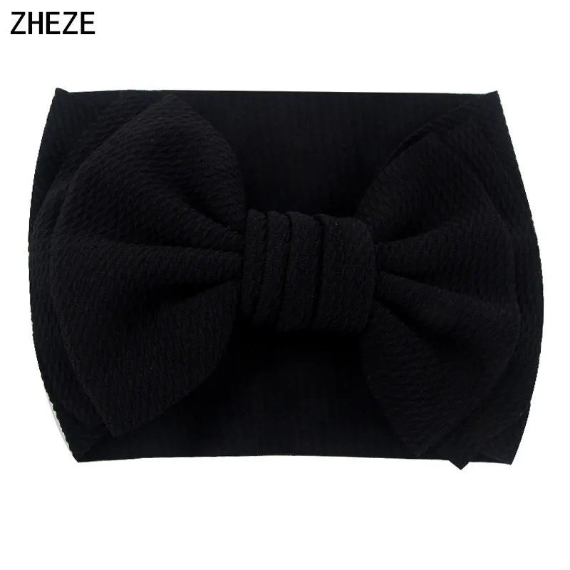 Cute 7" Double Layer Hair Bow Headband for Baby Girls