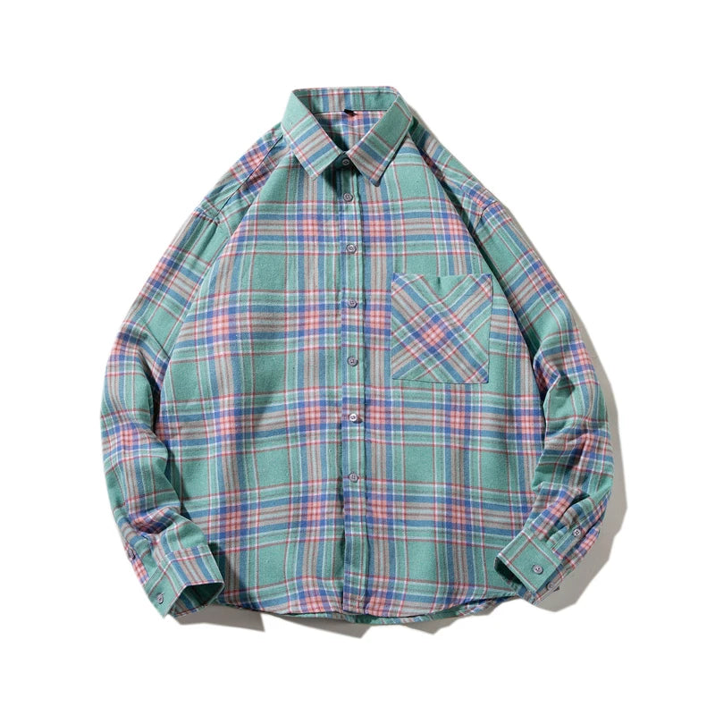 Men’s Cotton Long Sleeve Button Shirt