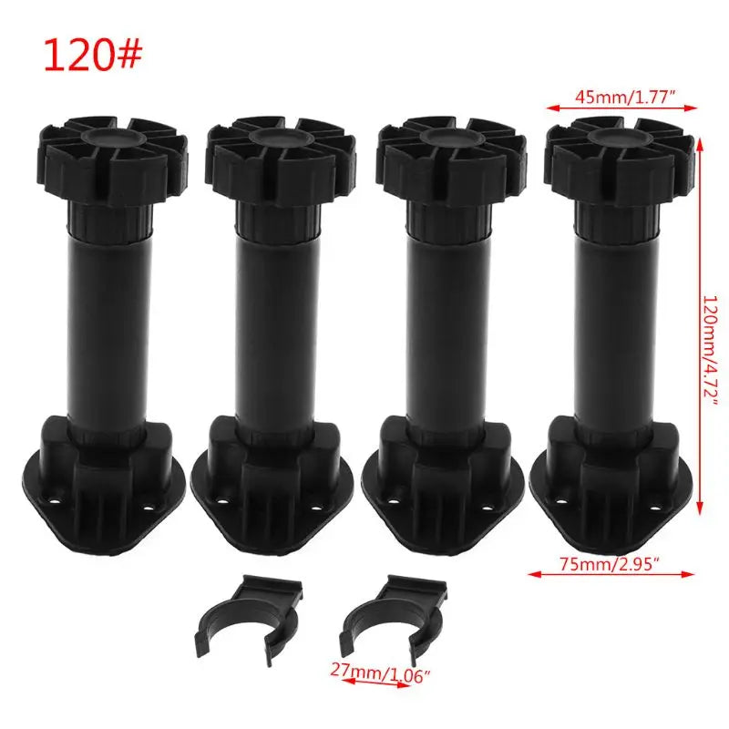 4PCS Adjustable Cabinet Legs – Kitchen & Bathroom Furniture