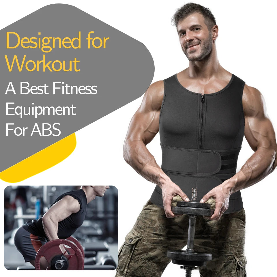 Men’s Waist Vest Slimming Shaper Tank