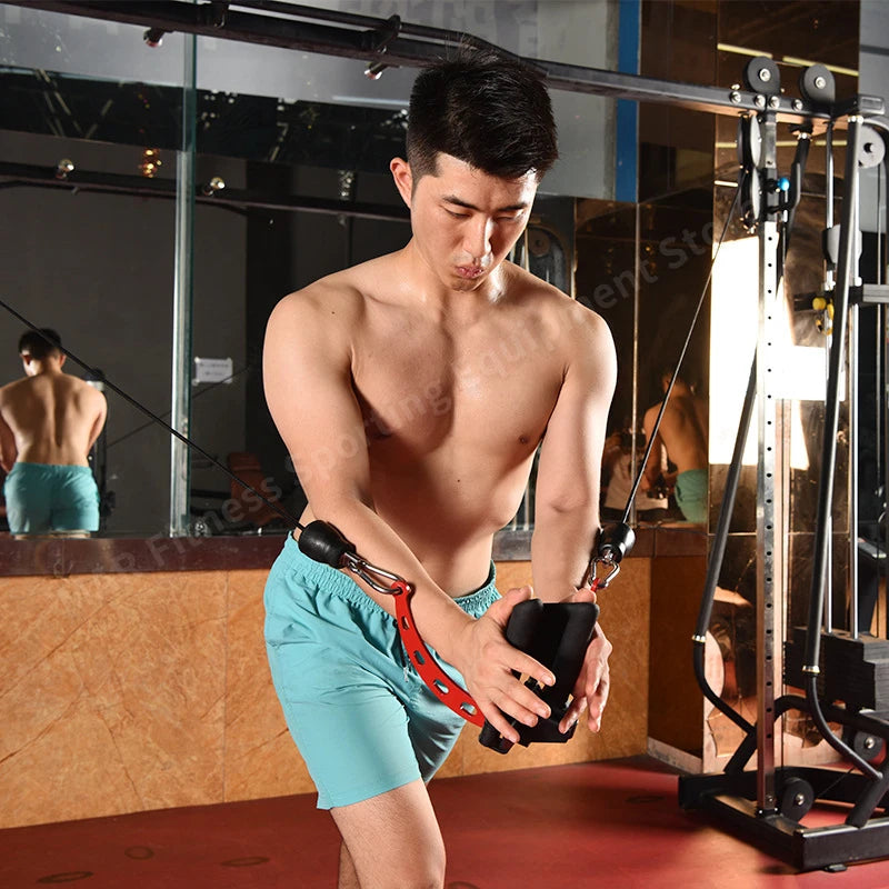 Lat Pull Down & Rowing V-Bar Handle – Cable Machine Grip