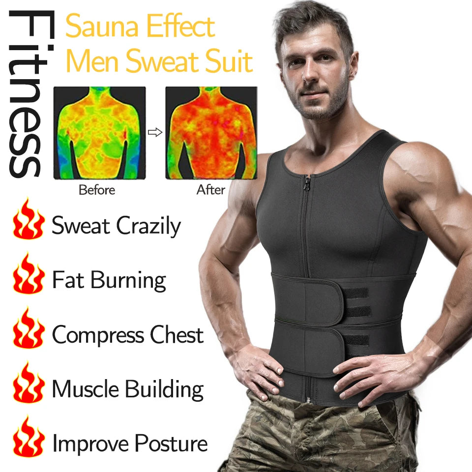 Men’s Waist Vest Slimming Shaper Tank