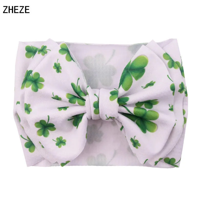 Cute 7" Double Layer Hair Bow Headband for Baby Girls