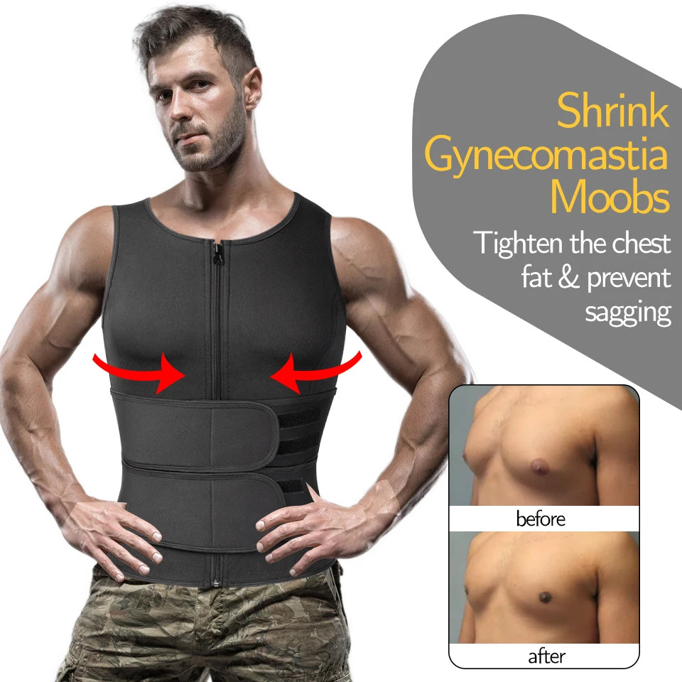 Men’s Waist Vest Slimming Shaper Tank