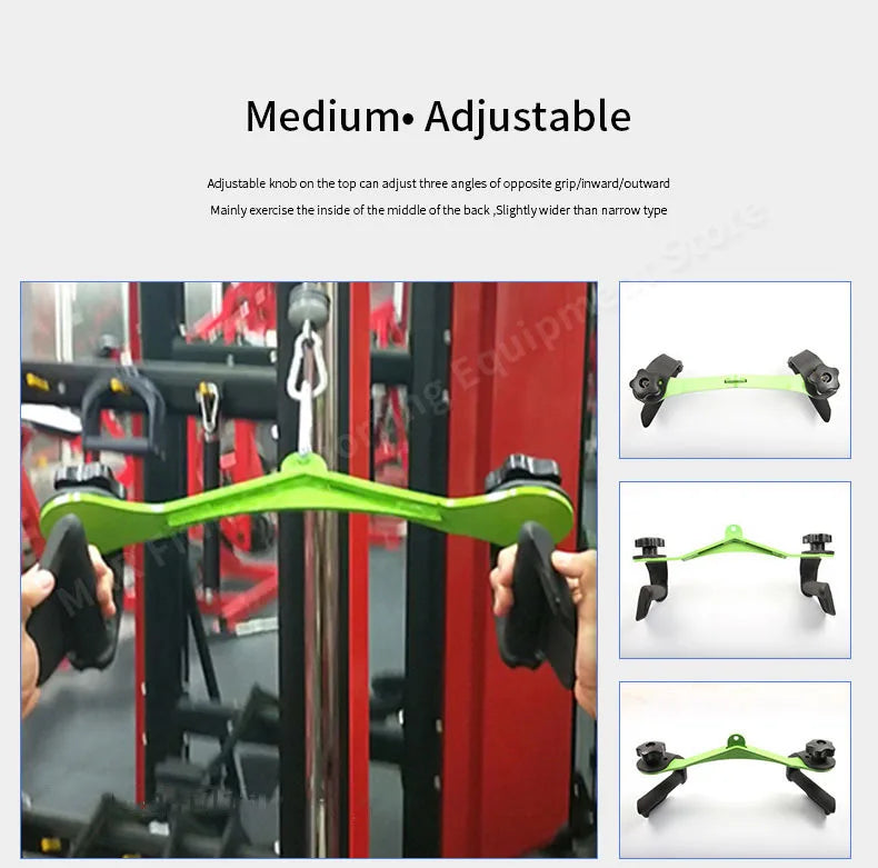 Lat Pull Down & Rowing V-Bar Handle – Cable Machine Grip