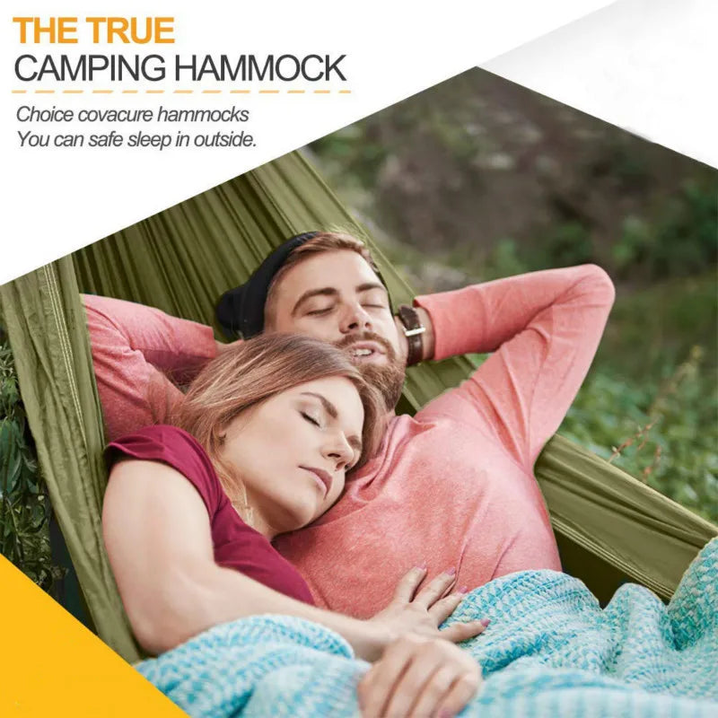 Swallowtail Camping Hammock with Mosquito Net & Rainfly