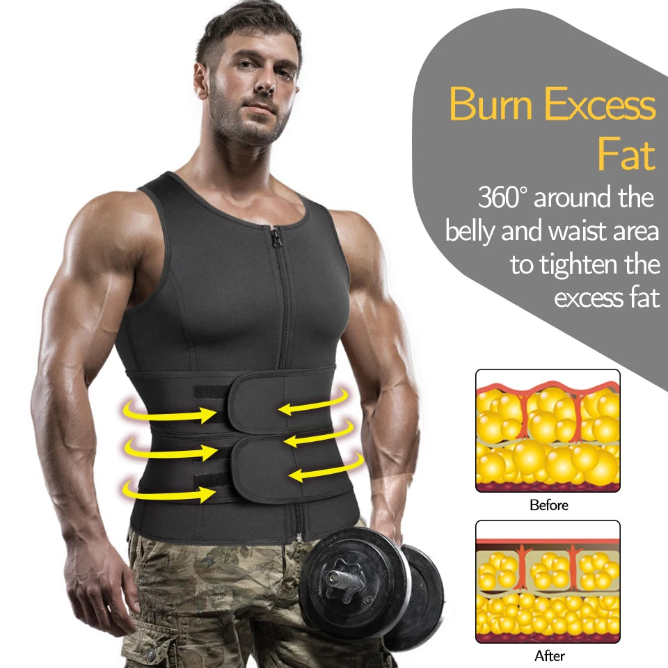 Men’s Waist Vest Slimming Shaper Tank