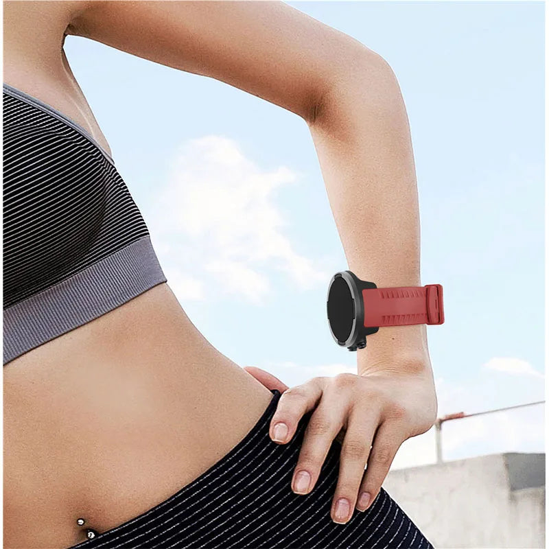 Silicone sport Watchband Strap for Suunto Spartan Sport/Sport wrist HR /for Suunto 9 9 Baro Watch Replacement Sport Bracelet