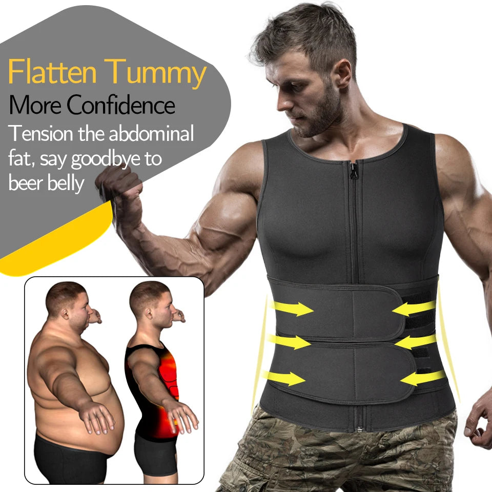 Men’s Waist Vest Slimming Shaper Tank