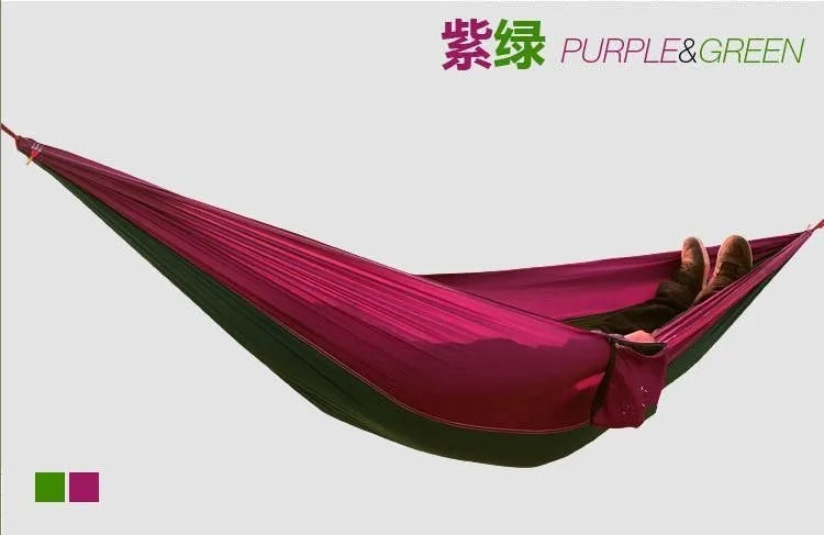 230×90cm Camping Hammock – Outdoor Survival Parachute Bed