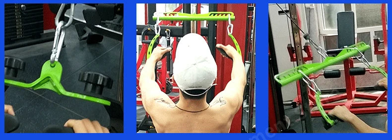 Lat Pull Down & Rowing V-Bar Handle – Cable Machine Grip