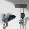 Thermostatic Rain Shower Set Chrome with Jet Spray