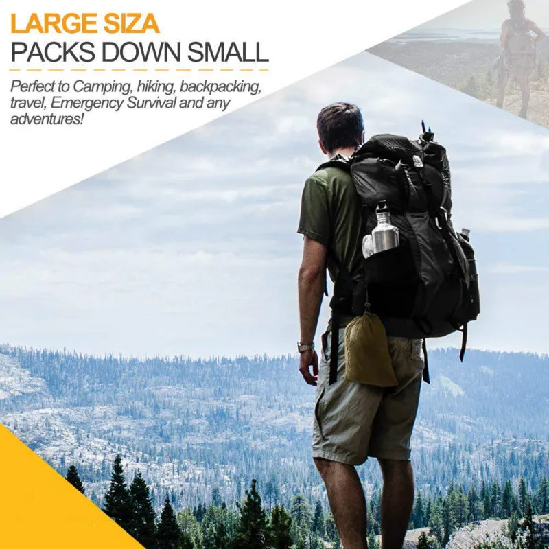 Swallowtail Camping Hammock with Mosquito Net & Rainfly