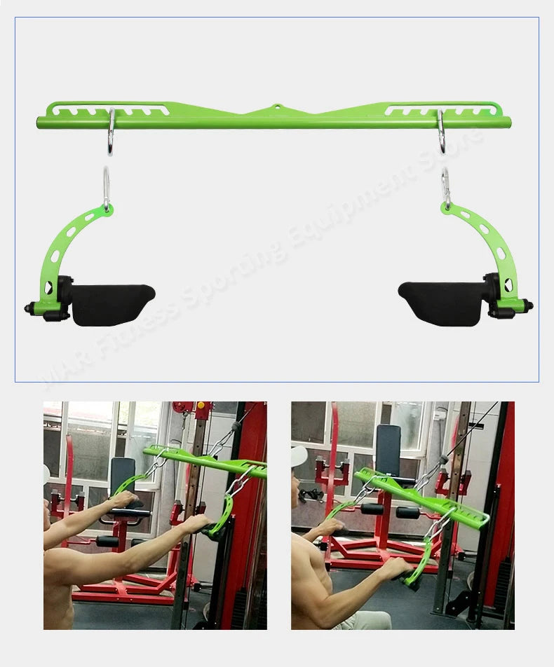 Lat Pull Down & Rowing V-Bar Handle – Cable Machine Grip