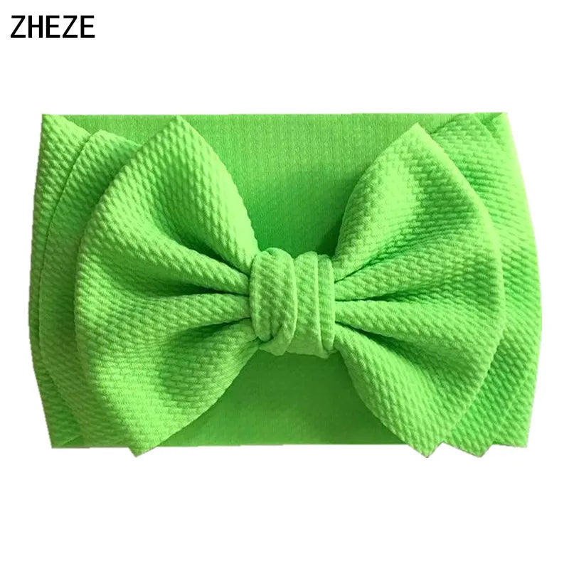 Cute 7" Double Layer Hair Bow Headband for Baby Girls