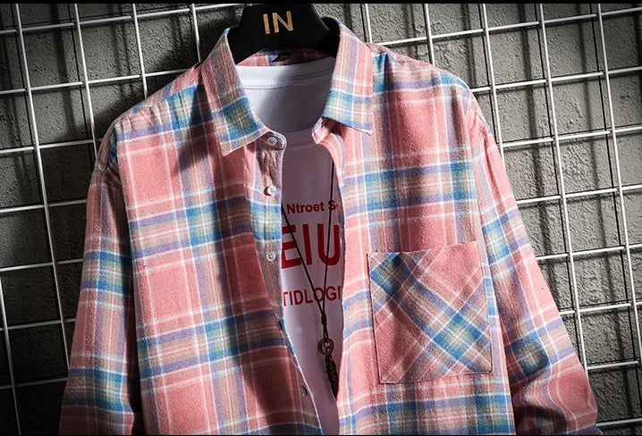 Men’s Cotton Long Sleeve Button Shirt