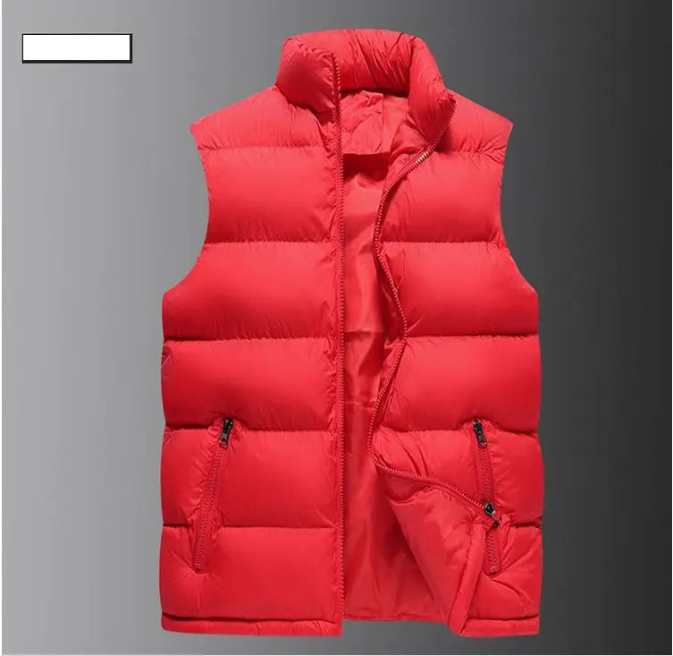 Men’s Winter Warm Vest Jacket – Waterproof Sleeveless Coat