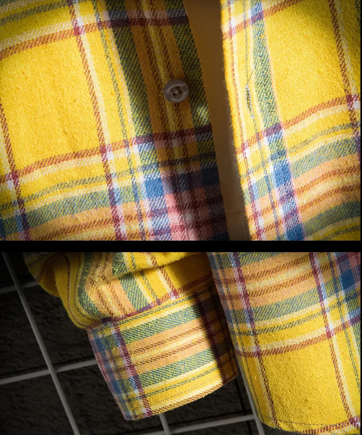 Men’s Cotton Long Sleeve Button Shirt