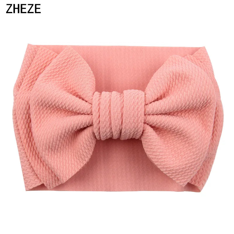 Cute 7" Double Layer Hair Bow Headband for Baby Girls