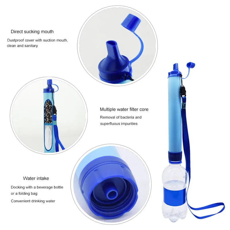 Portable Camping Water Filter Purifier for Hiking
