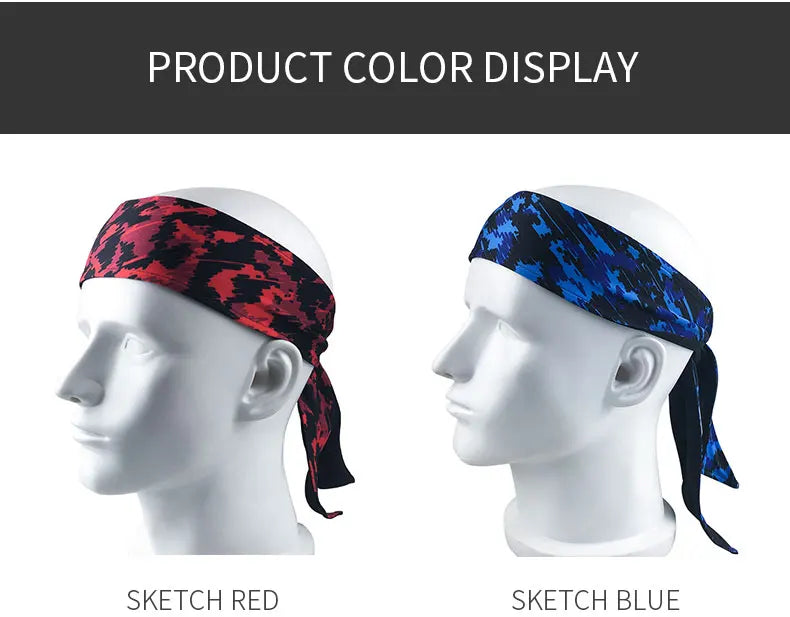 Sport Sweat Headband Absorbent Cycling Yoga Sport Hair Band For Men Sports Safety Sweatband Equipment