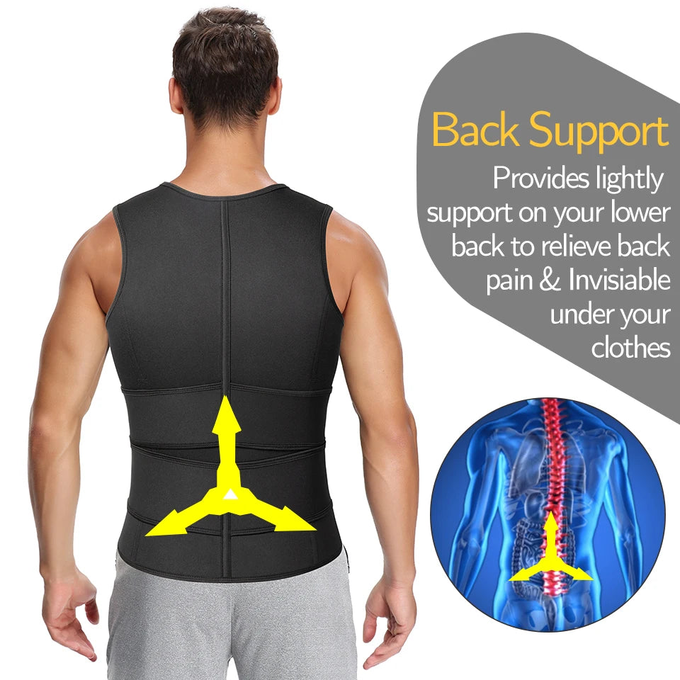 Men’s Waist Vest Slimming Shaper Tank