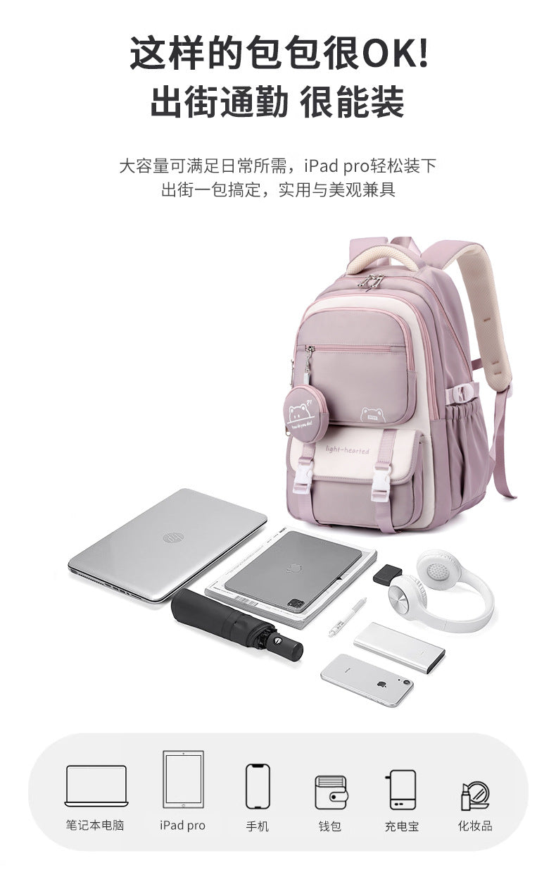 Girls School Backpack – Waterproof Laptop & Travel Bag