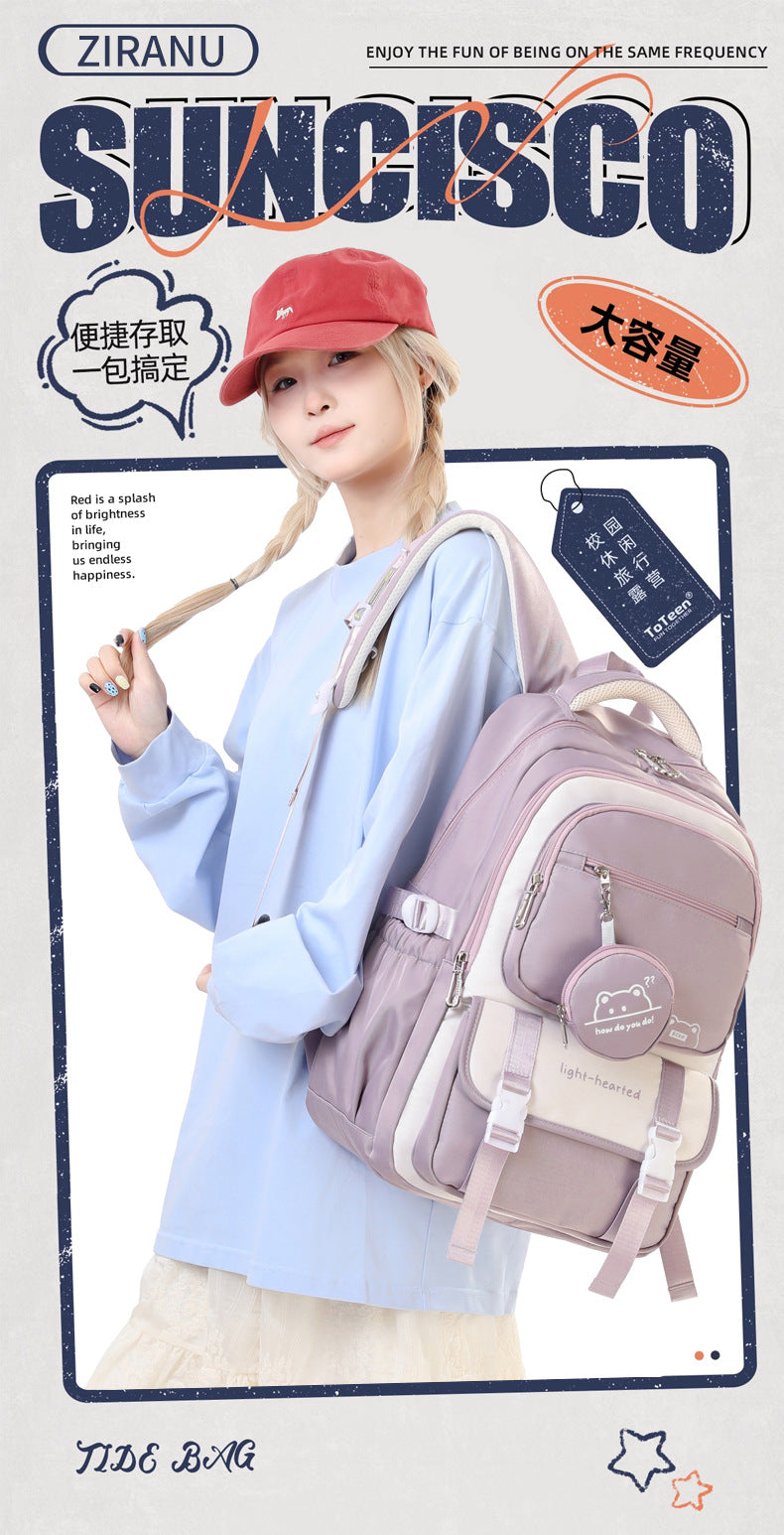 Girls School Backpack – Waterproof Laptop & Travel Bag
