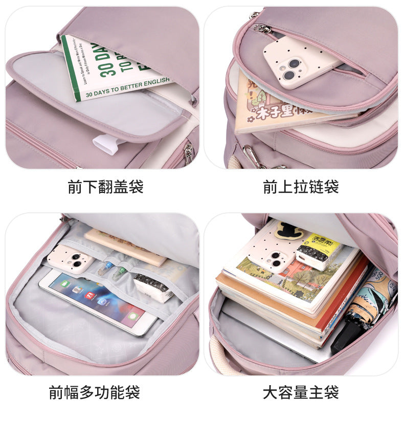 Girls School Backpack – Waterproof Laptop & Travel Bag