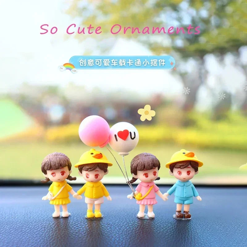 Cute Car Ornament Couple Desktop Decoration Gift