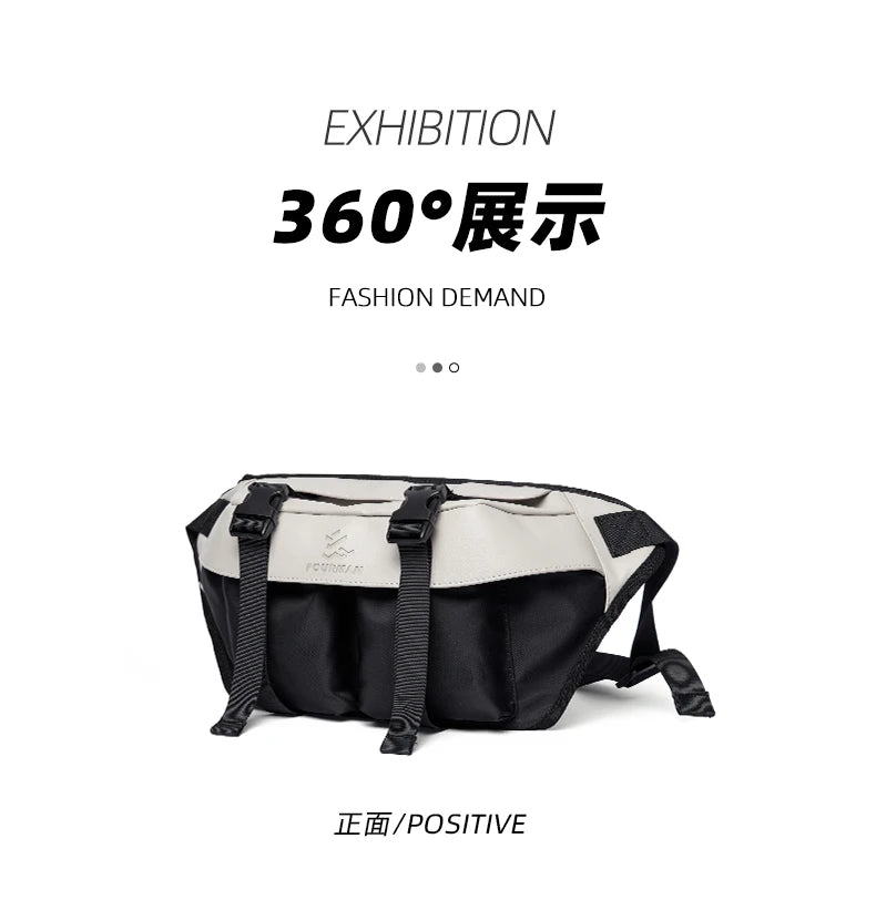 Japanese Casual Men's Waterproof Crossbody Bag