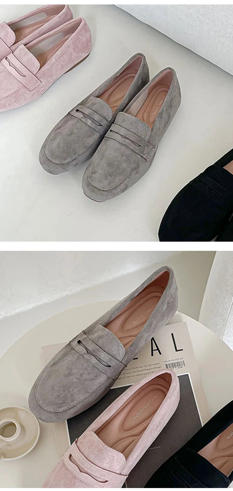 New Women Flat Loafers Casual Spring Autumn Shoes