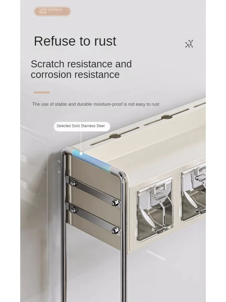 Multi-Functional Kitchen Seasoning & Storage Rack