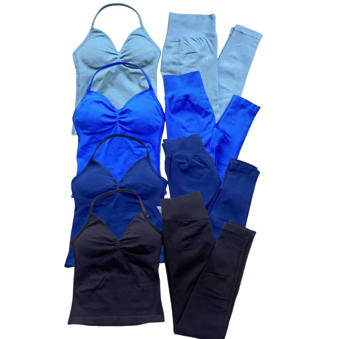 Women’s 2-Piece Fitness Set – Halter Vest & Hip-Lift Pants