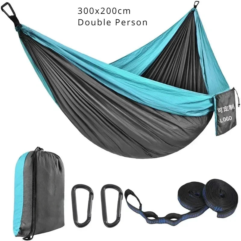 Ultralight Hammock 2 People Full Hanging Hammocks 300x200 Portable for Camping Outdoor Travel Tourist Garden Beach Large Hammock