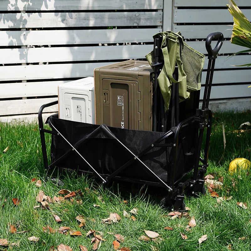 Outdoor Camping Cart – Large Capacity Foldable Trolley